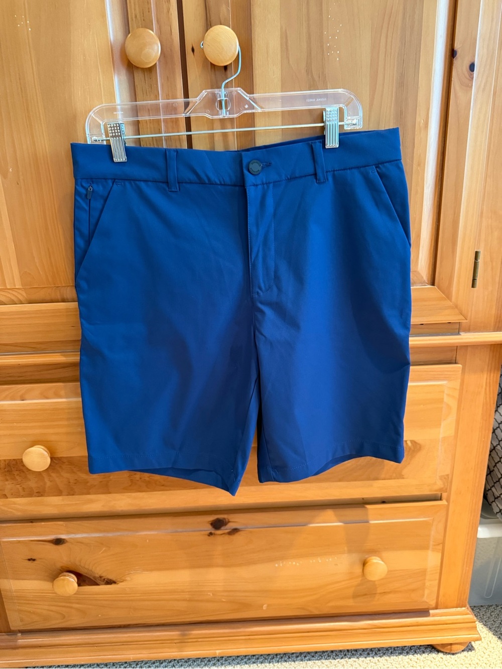 32 Degrees Men's Navy Blue Flat Front Performance Shorts